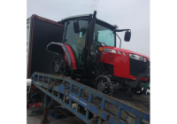 How to make the big tractors to be loaded into the container more easier ?