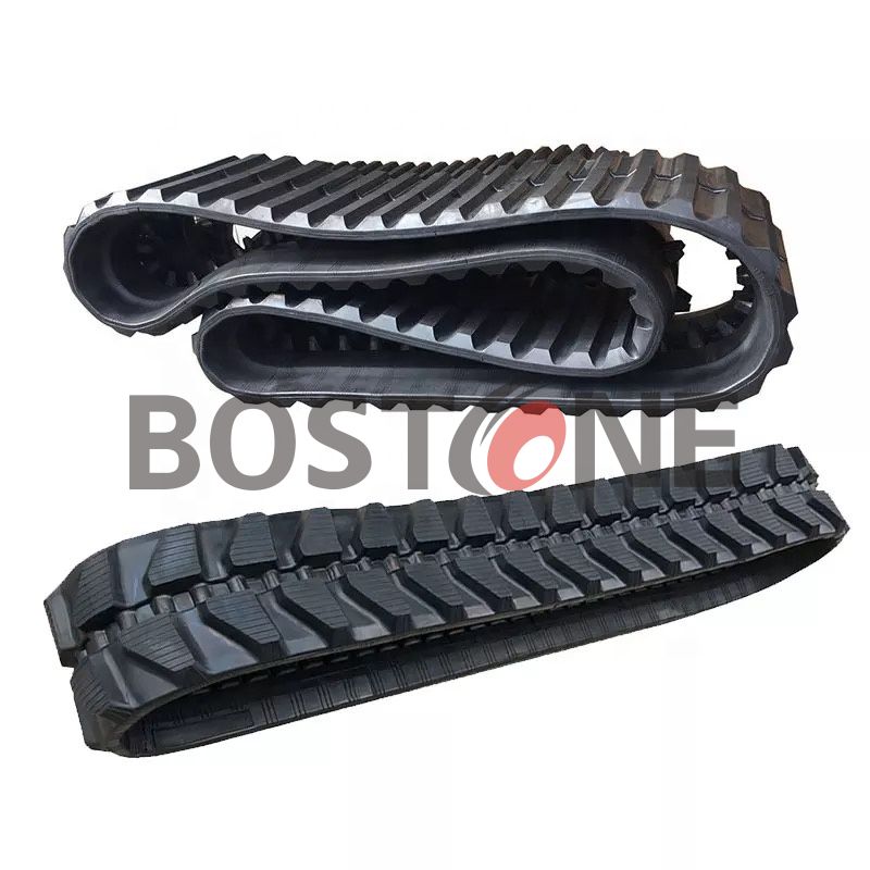 skid steer loader cheap rubber tracks drive systems mini excavator undercarriage parts rubber track 400x72.5x74 300*52.5*80