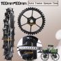 High speed rice transplanter tires solid rubber wheels | paddy field tyres with rim 