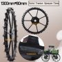 Rubber tyres with rim for increasing hight of the tractors and the agriculture machinery