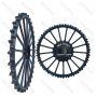 BOSTONE 1400 1600MM specials rice transplanter paddy tires and Bhoom sprayer solid wheels