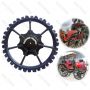 China factory BOSTONE high quality koboto height solid rubber wheel with spray mini tractor height wheels