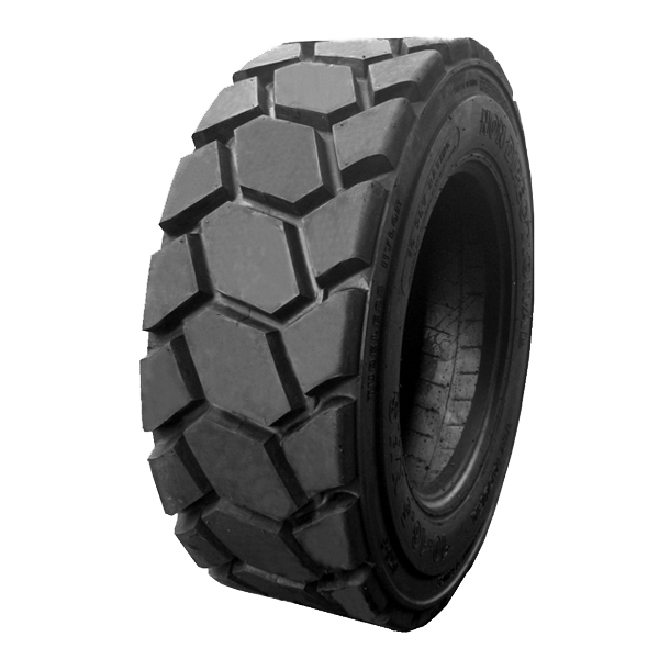 How do all terrain forklift tyres handle elevation angles?