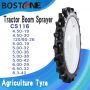 China best quality BOSTONE rice tractor tyres boom sprayer tires with rim for paddy field use