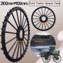 Rubber tyres with rim for increasing hight of the tractors and the agriculture machinery