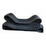 Best quality mini excavator undercarriage parts grey small diggers rubber tracks