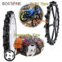 China factory BOSTONE high quality koboto height solid rubber wheel with spray mini tractor height wheels