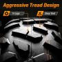Heavy Duty Mud ATV Tires 25x8-12 25x10-12 BOSTONE | Aggressive Tread for Deep Mud